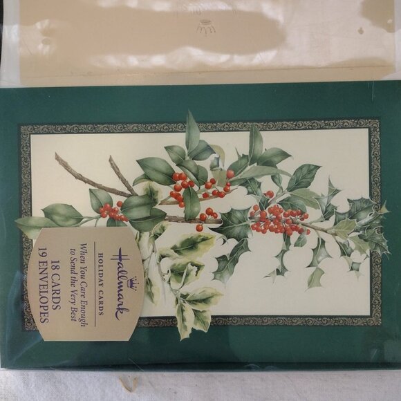 NIB LOT OF 2 - HALLMARK Holiday Greeting Cards - Picture 4 of 6